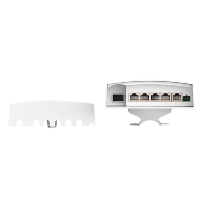 Switch PoE para Exterior / 4 Puertos PoE / 802.3 bt 60W / 24V Pasivo 12W / 802.3 af/at 30W / IP55 / -30°C a 70°C / Protección 6kV | SIERRA STORE