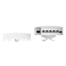 Switch PoE para Exterior / 4 Puertos PoE / 802.3 bt 60W / 24V Pasivo 12W / 802.3 af/at 30W / IP55 / -30°C a 70°C / Protección 6kV | SIERRA STORE