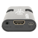 MINI Adaptador de VGA a HDMI /  Resolución 1920x1080 @ 60Hz / Jack de audio de 3.5mm / Soporta alimentacion  por Micro USB | SIERRA STORE