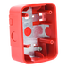 Caja de Montaje en Pared y Techo / Para Bocina y Bocina con Estrobo / Color Rojo / Compatible Serie L | SIERRA STORE