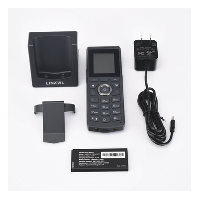 Teléfono IP Wi-Fi Portátil / Pantalla 2.0" 240x320 / Dual Band 2.4/5 GHz / Bluetooth 5.0 / Batería 1900 mAh / Resistencia Caídas 1.8 m | SIERRA STORE