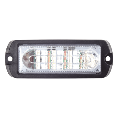 Luz Auxiliar Ultra Brillante / 8 LED Gen III Rojo/Claro / 10-30VCC / 12cm x 4.64cm x 2.4cm / 25 Patrones / Wig-Wag | SIERRA STORE