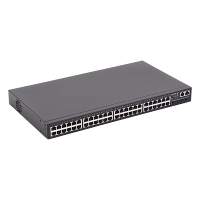 Switch Administrable Stackeable Capa 3 / 48 Puertos Gigabit / 4 Puertos 10G SFP+ / Tela 176 Gbps | SIERRA STORE