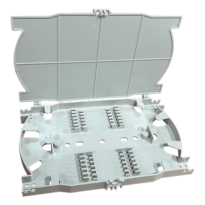 Charola de Empalme para Fibra Óptica / 24 Empalmes / Compatible con Distribuidor LPODF8002 / Diseño Modular | SIERRA STORE