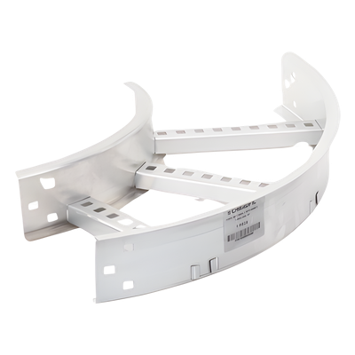 Curva Horizontal de 90° / Perfil Z / Ancho 9" / Peralte 3 1/4" / Radio 8" / Aluminio / Interior y Exterior | SIERRA STORE
