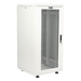 Gabinete Rack de Piso / 24U / 19 Pulgadas / Vidrio con Cerradura / Carga 750 kg / 600x605x1190 mm (23.6x23.8x46.9 in) / Acero Calibres | SIERRA STORE
