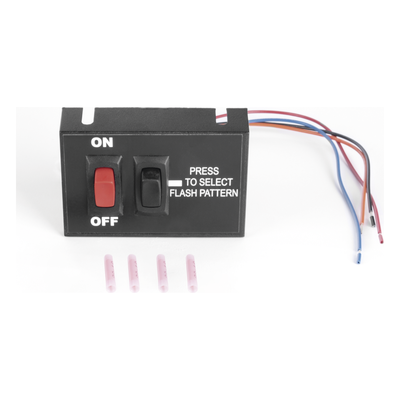 Switch Universal / 12 VCC / 15 A / 3.5'' x 2.15'' / Control de Patrones de Destello | SIERRA STORE