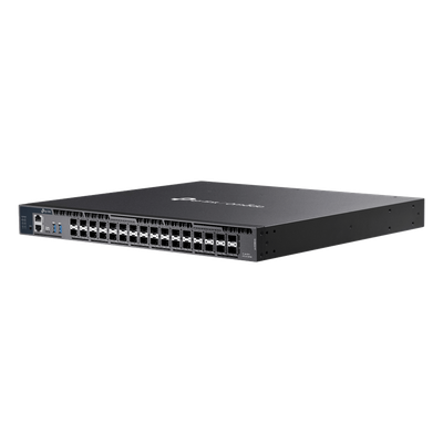 Switch Gestionado L3+ / 26 Puertos SFP+ 10G / 6 Puertos SFP28 10G/5G / 820 Gbps Capacidad Conmutación / Apilamiento 4 Unidades / | SIERRA STORE