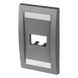 PANDUIT CFPE2IGY - Placa de Pared Vertical / 2 Puertos Mini-Com / Espacios para Etiquetas / 2.75 x 4.5 in / Gris | SIERRA STORE