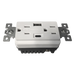 Contacto Dúplex / 15 A / 100-240 V / USB-A y USB-C / 5 V 4 A / Placa Incluida | SIERRA STORE