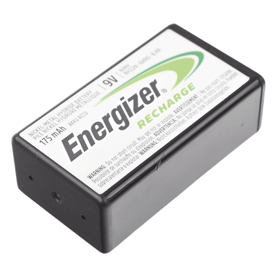 Batería Recargable Ni-MH / 9V / 175 mAh / 8.4V Nominal / Compacta | SIERRA STORE