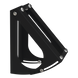 EPCOM INDUSTRIAL EI-BD-SK - Base de Pared para Lectora / Ángulo Ajustable 25°-55° / Acero con Recubrimiento en Polvo / Instalación en | SIERRA STORE