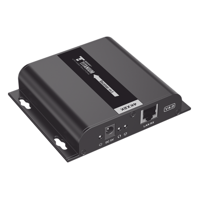 Receptor HDMI Extensor / 4K @ 30Hz / Alcance 120 m (393.7 ft) / Cat 5e/6 / HDbitT / IR / HDCP 1.3 / Switch Gigabit | SIERRA STORE