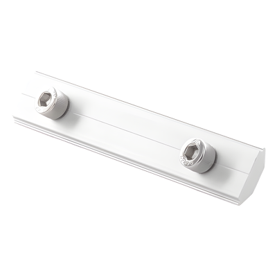 Conector de empalme para riel / Aluminio anodizado / 5 cm y 8 cm / 1.97 in y 3.15 in | SIERRA STORE