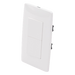 Apagador Dúplex de 10 A/ 127 V CA ~ 60 Hz /  1 1/2 Módulos / Color Blanco. | SIERRA STORE