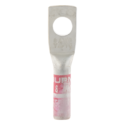 Zapata Terminal de Compresión / Tornillo 1/4" / Calibre 8-6 AWG / Barril Largo / 35 kV / 1.69 in (5.54 ft equivalente en pies no | SIERRA STORE