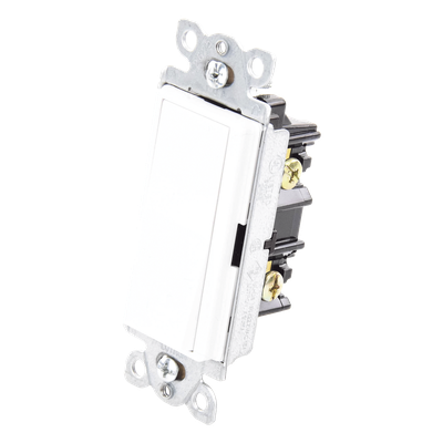 Apagador de Pared Unipolar / 15 A / 120/277 V / Paleta Decoradora / Cargas Generales y Motores / Acabado Brillante | SIERRA STORE