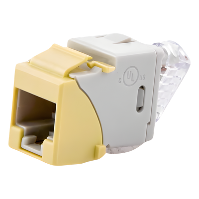 SIEMON U6A-K20NS - Jack Keystone Cat6A UTP / Terminación 110 / Color Marfil / Conductores 24-22 AWG Sólido y 26-24 AWG Multifilar | SIERRA STORE