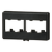 PANDUIT CFFP4BL - Placa de Mobiliario Modular / 4 Puertos Mini-Com / ABS / 2.9 x 1.77 x 0.88 in / Negro | SIERRA STORE