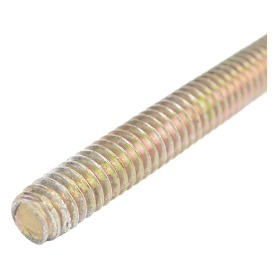Varilla Roscada Tropicalizada / 3/8" (9.5 mm) x 3000 mm / Acabado Níquel-Cromado / Resistente a Corrosión / Uso Exterior e Industrial | SIERRA STORE