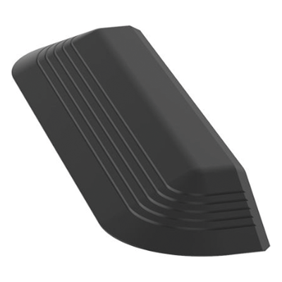 PANDUIT AFR4ECBL - Tapa Final para Canaleta de Piso / 4 Vías / PVC Rígido / Carga 907 kg / Área 12.33 in² / UL94V-0 | SIERRA STORE
