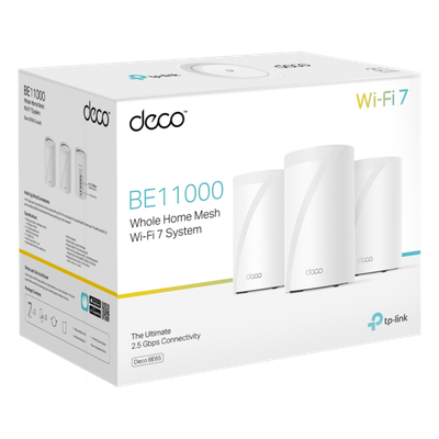 Sistema Mesh Wi-Fi 7 / Triple Banda BE9300 Mbps / 2 Puertos 2.5 Gigabit / 4 Antenas Internas Beamforming / MLO Multi-Link / Cobertura | SIERRA STORE