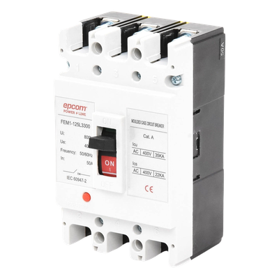 Protector Térmico Trifásico / 50 A / 690 V CA / Capacidad de Ruptura 125 A / Conductores 50 mm / -5°C a +40°C | SIERRA STORE