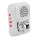 Sirena de Baja Frecuencia con Estroboscopio / 520 Hz / 7 Niveles de Candela / 2 Hilos / Montaje en Muro | SIERRA STORE