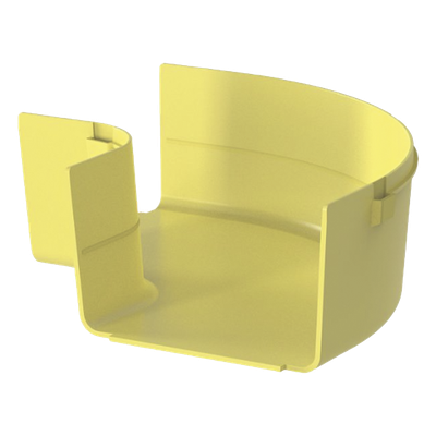 PANDUIT FRRA6X4LYL - Ángulo Recto Horizontal / 90° / Para Canaleta 6x4 / Radio de Curvatura 50.8 mm / Color Amarillo / ABS 94V-0 | SIERRA STORE