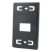 SIEMON MX-FP-S-02-01 - Placa de Pared Modular / 2 Salidas / Compatible Z-MAX Blindados / Montaje Frontal-Trasero / Color Negro | SIERRA STORE