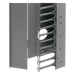 Gabinete Rack / 42 UR / 2000x800x1200 mm / 2500 lb / Acero / Puertas Perforadas / Gestión de Cables | SIERRA STORE