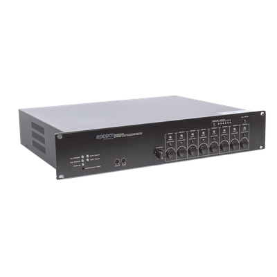 Controlador de Extensión de Evacuación por Voz / 8 Zonas / 500W / 19 Unidades en Cascada / 6 Entradas de Audio / Monitoreo Automático | SIERRA STORE