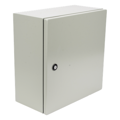 Gabinete IP66 / Acero IK10 / 400x400x200 mm / 15.7x15.7x7.9 in / Placa Trasera Galvanizada / Cerradura con Llave | SIERRA STORE