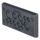 PANDUIT CESUM3-D12 - Pasacables Rectangular de Membrana / IP66 / 12 Orificios / Cables 3 mm a 20 mm / 3.39" x 1.42" / 4.8" (121.9 mm) | SIERRA STORE