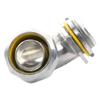 Conector Curvo para Tubo Liquidtight / 1" (25 mm) / Acabado Bruñido / UL 514B / NEMA FB-1 | SIERRA STORE