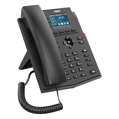 Teléfono IP Wi-Fi / 4 Líneas SIP / Pantalla LCD Color 2.4" / Wi-Fi Dual 2.4/5 GHz / PoE / Audio HD | SIERRA STORE
