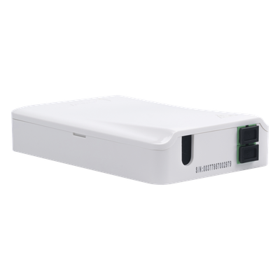 Caja Terminal de Fibra Óptica / 2 Puertos SC/APC / IP30 / Montaje en Pared / 3.07 x 4.72 x 1.0 in | SIERRA STORE