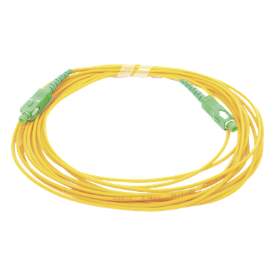 LINKEDPRO BY EPCOM LPSMJSCASCASP25 - Jumper de Fibra Óptica Monomodo SC/APC - SC/APC Simplex, color amarillo, 5 metros | SIERRA STORE