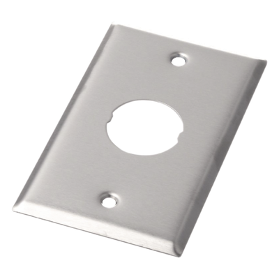 PANDUIT IAEFP1 - Placa de Pared Industrial / 1 Puerto / Acero Inoxidable / Montaje Vertical / Superficie Plana | SIERRA STORE