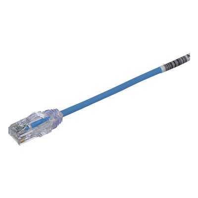 PANDUIT UTP28SP6INBU - Cable de Parcheo UTP Cat6 / 28AWG Diámetro Reducido / 15.2 cm (0.5 pies) / Azul / LSZH/CM / PoE++ | SIERRA STORE
