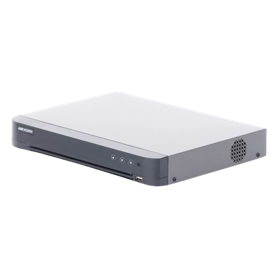 HIKVISION IDS-7204HUHI-M1/S(C) - DVR 4 Canales TurboHD +  4 Canales IP / 8 Megapixel (4K) / Audio por Coaxitron / 1 Bahía de Disco | SIERRA STORE