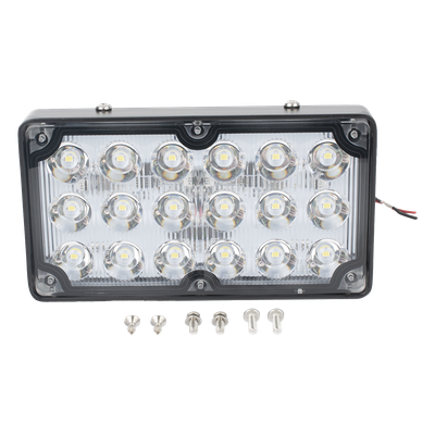 Luz de Escena LED / 6X3" / 12 VCC / 1.3 A Máx / Mica Clara / Montaje Permanente | SIERRA STORE