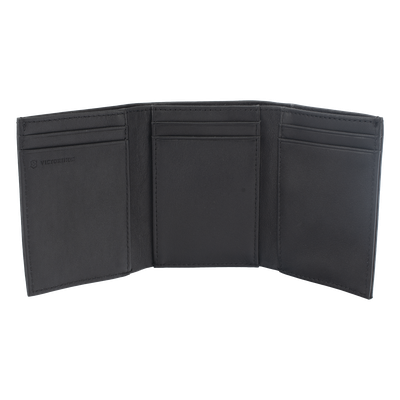 Cartera de Piel / Triple Pliegue / 6 Tarjetas / Divisor de Billetes / 9x10x3 cm / 0.1 kg | SIERRA STORE
