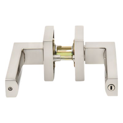 Manija Electrónica Biométrica / 30 Usuarios / Reversible Izquierda o Derecha / Níquel Satinado / Pilas AAA / Pestillo Anti-Tarjeta | SIERRA STORE