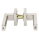 Manija Electrónica Biométrica / 30 Usuarios / Reversible Izquierda o Derecha / Níquel Satinado / Pilas AAA / Pestillo Anti-Tarjeta | SIERRA STORE