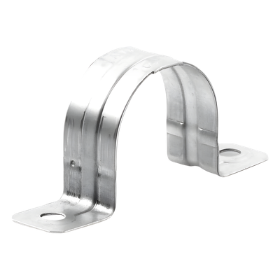 Abrazadera Omega / Conduit Pared Delgada 1 1/2" / Acero Pregalvanizado 1.2 mm / Tornillo #10 | SIERRA STORE