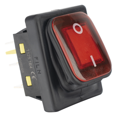 ACCESSPRO APB-03121-R - Interruptor Industrial con LED / IP65 / Contactos NO-COM-NC / Operación -40°C a 125°C / 12/24 VCC / 30A | SIERRA STORE