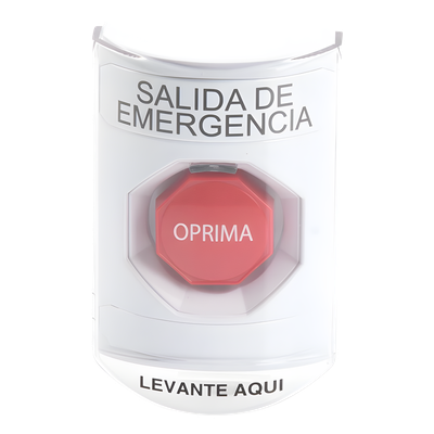 Botón Multipropósito / Texto Salida de Emergencia / Llave para Restablecer / Bocina de Alarma Integrada / Tapa de Policarbonato / 2 | SIERRA STORE