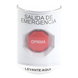 Botón Multipropósito / Texto Salida de Emergencia / Llave para Restablecer / Bocina de Alarma Integrada / Tapa de Policarbonato / 2 | SIERRA STORE