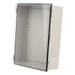 Gabinete Plástico ABS / Uso en Intemperie / 350 x 460 x 160 mm / Puerta Transparente de Policarbonato / Cierre con Broches Inoxidables | SIERRA STORE